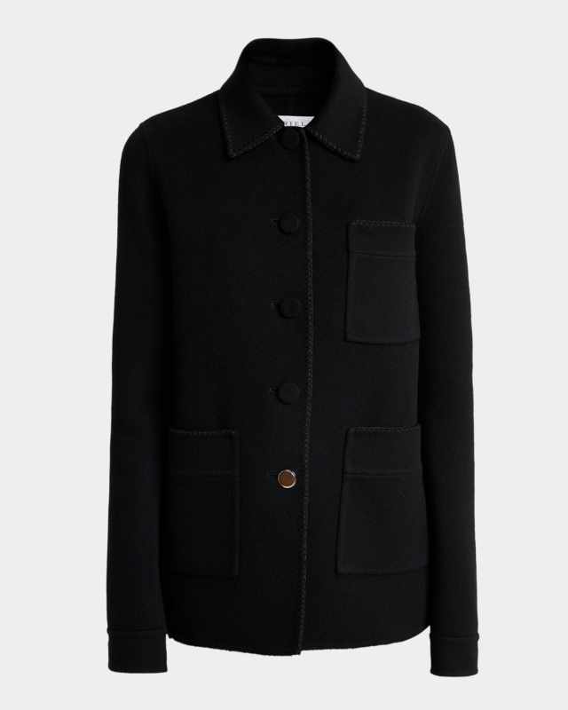 Ulu Double-Face Cashmere Chore Jacket